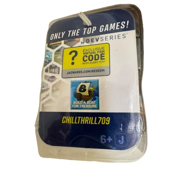 ROBLOX DevSeries Build A Boat For Treasure CHILLTHRILL709 8" Plush w/ code - Picture 6 of 12